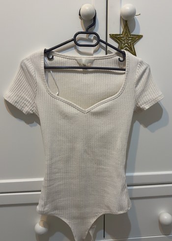 Bej kalp yaka body - Görsel 4