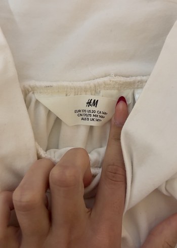 Yuksek bel beyaz etek - Görsel 5