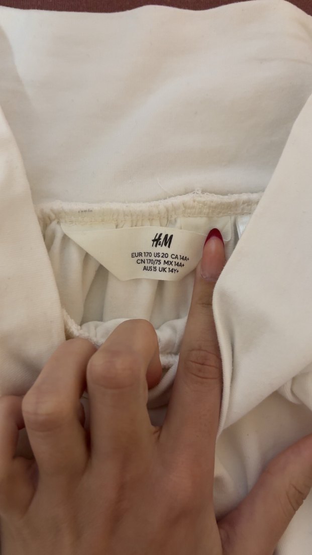 Yuksek bel beyaz etek - Görsel 5