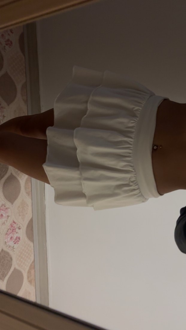 Yuksek bel beyaz etek - Görsel 2