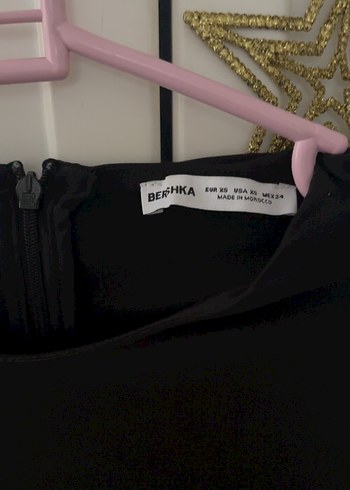 Siyah Uzun Kollu Mini Kadın Elbise - Görsel 3