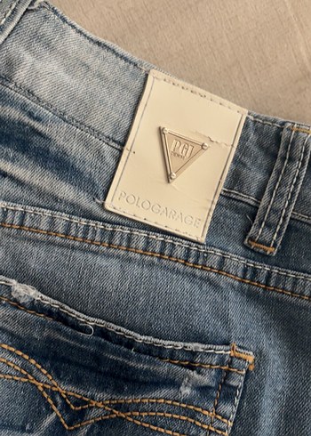 Kadın Mavi  Denim Şort - Görsel 4