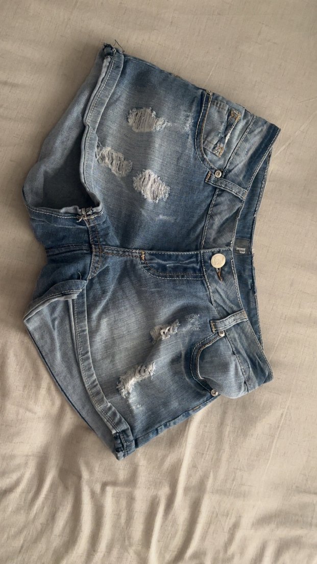 Kadın Mavi  Denim Şort - Görsel 2