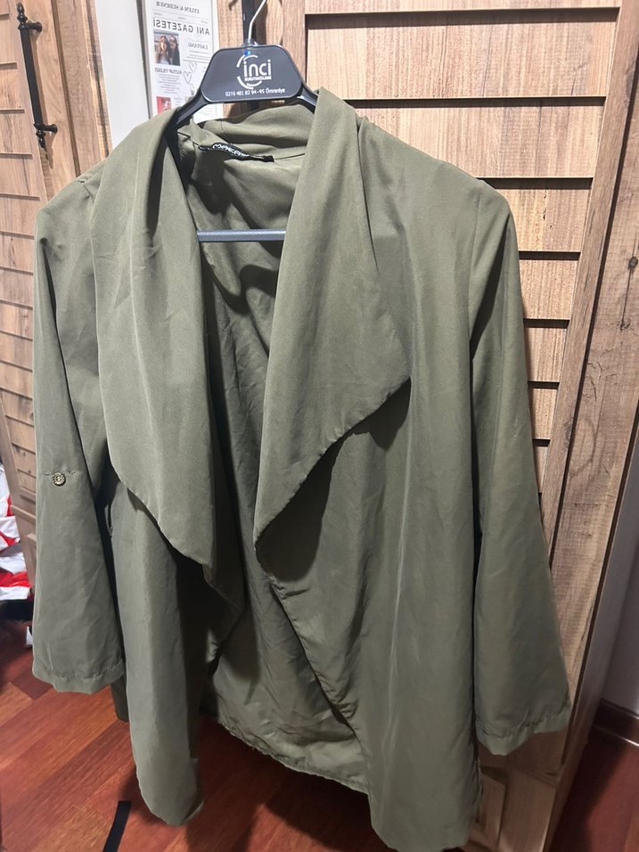 Salaş Kesim  Kadın Keten Ceket - Görsel 2