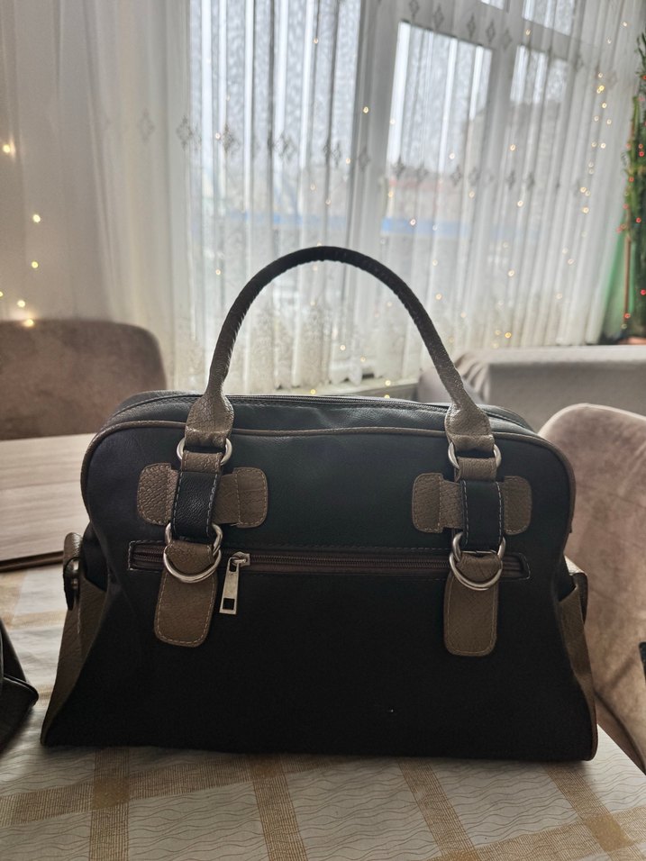 Klasik Kahverengi Kadın Çanta - Görsel 2