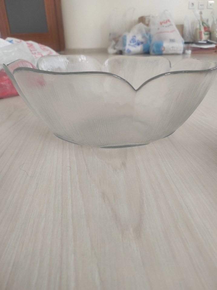 büyük cam kase - Görsel 5