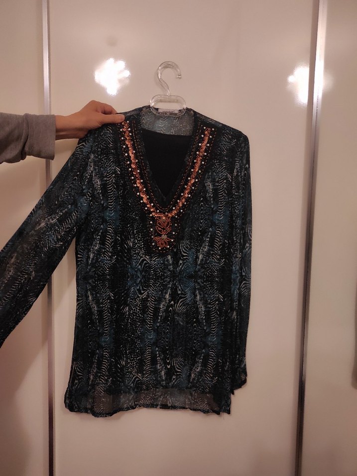 modailgi iki parça tunik bluz - Görsel 4