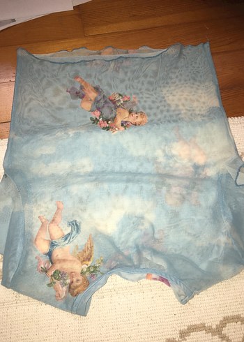 VİNTAGE TÜL CROP - Görsel 2