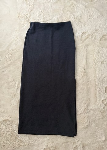 Kadın Lacivert Uzun Etek - Görsel 2