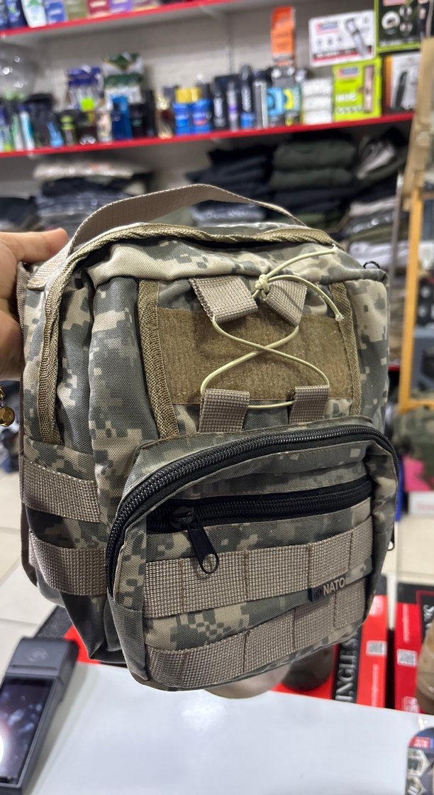 Kamuflaj Erkek Omuz Çantası NATO - Görsel 3