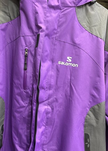 Salomon Mor Gri Fermuarlı Kadın Ceket - Görsel 4