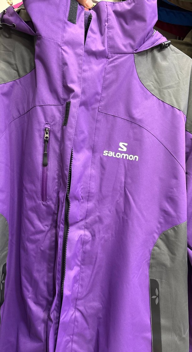 Salomon Mor Gri Fermuarlı Kadın Ceket - Görsel 4