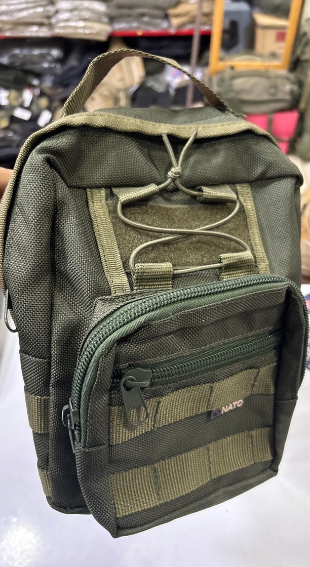 Haki renk  Erkek Bel Çantası - Görsel 3