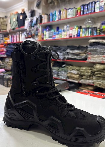 Siyah Kamuflaj Sokak Stili Erkek Bot - Görsel 2