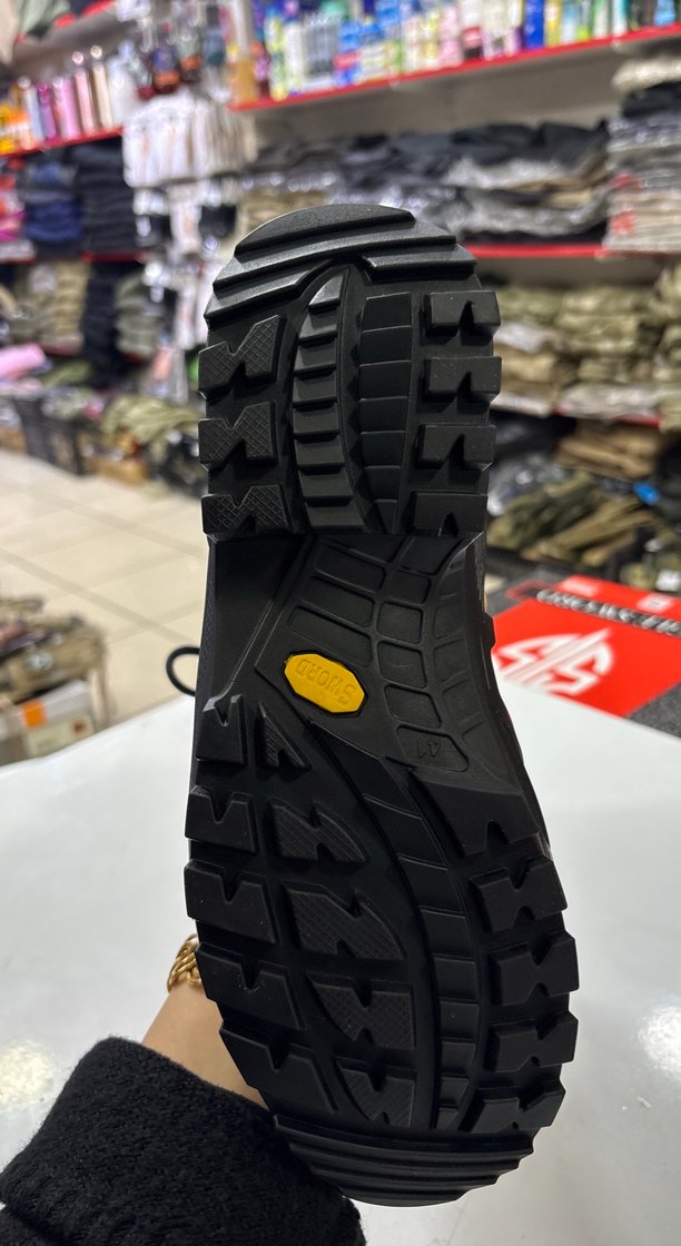 Siyah Kamuflaj Sokak Stili Erkek Bot - Görsel 4