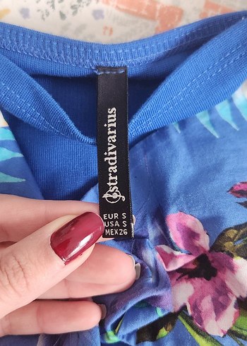 Renkli Baskılı Mini Drapeli Bohem Bikini Üstü - Görsel 3