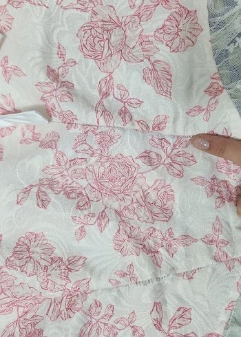 Dantel Detaylı Pembe Bohem Bustiyer - Görsel 4