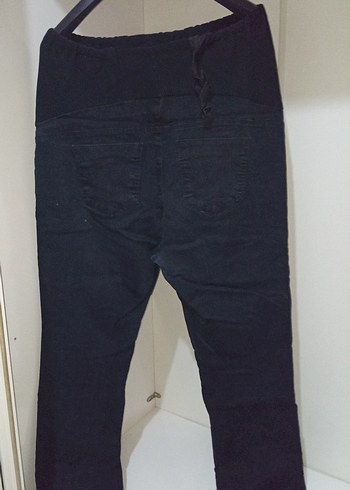 Siyah Normal Boy Hamile Denim Pantolon - Görsel 2