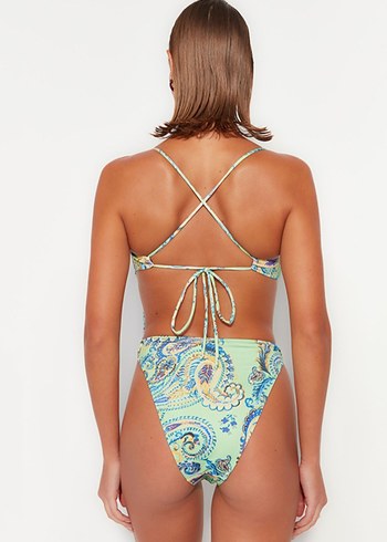 Bağlamalı Bohem Kadın Mayo - Görsel 3