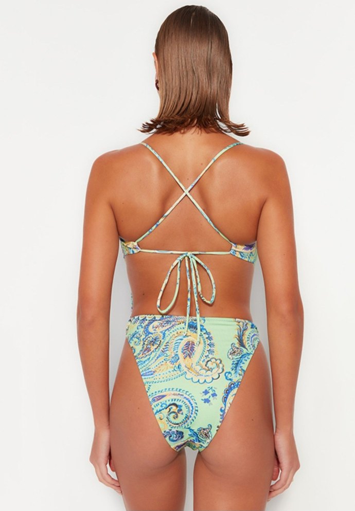 Bağlamalı Bohem Kadın Mayo - Görsel 3