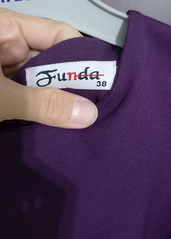 Mor, Kemerli Midi Bisiklet yaka Abiye Bluz ceket - Görsel 4