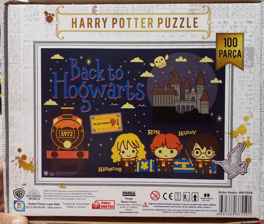 Harry Potter 100 Parça Çocuk Yapboz - Görsel 4