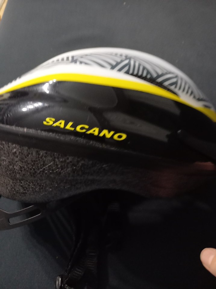 Sarı Baskılı Salcano Scooter ve Bisiklet Kaskı - Görsel 2