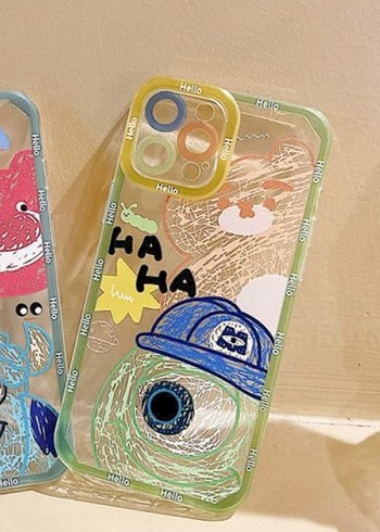 Sevimli ÇizgiFilm Tema Telefon Kılıfları iPhone 13 12 11 ProMax - Görsel 7