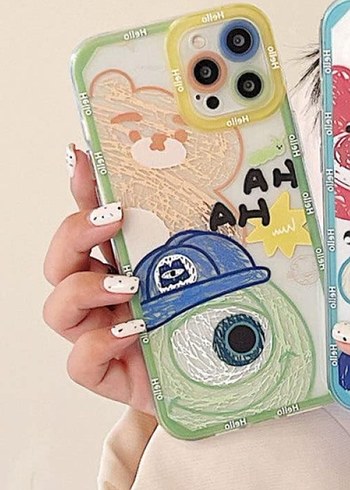 Sevimli ÇizgiFilm Tema Telefon Kılıfları iPhone 13 12 11 ProMax - Görsel 3