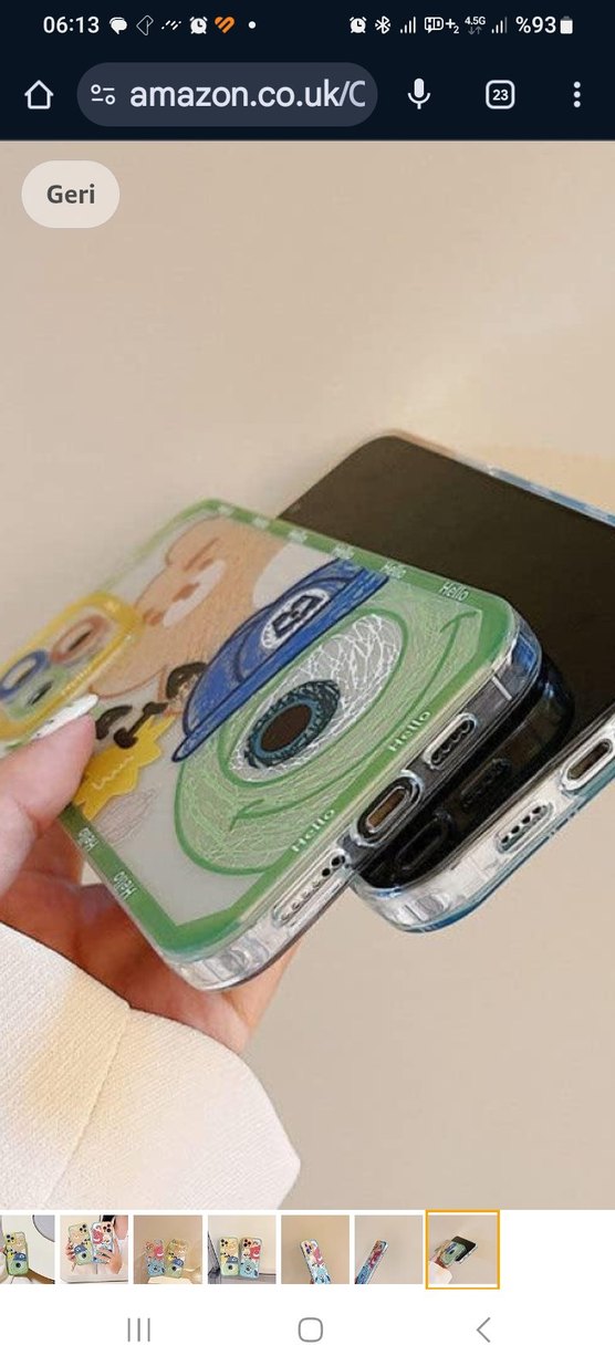 Sevimli ÇizgiFilm Tema Telefon Kılıfları iPhone 13 12 11 ProMax - Görsel 5