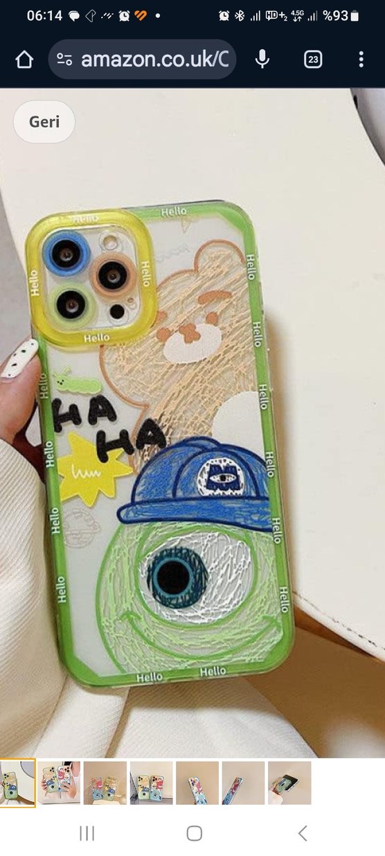 Sevimli ÇizgiFilm Tema Telefon Kılıfları iPhone 13 12 11 ProMax - Görsel 4