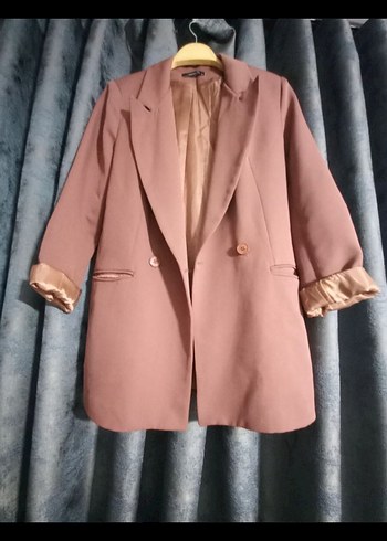 Çapraz Form Blazer Ceket - Görsel 2