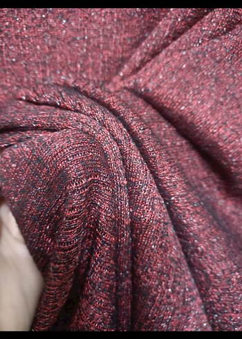 ZARA TUNIKA SUKIENKA BURGUND ASYMETRIC - Görsel 3