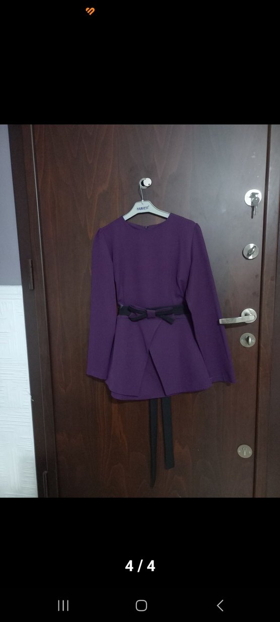 TESETTÜR-BLAZER CEKET, KUŞAKLI TUNİK - Görsel 4