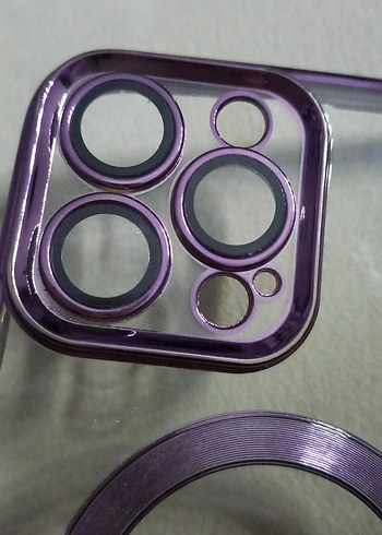 Apple iPhone 14 Pro Kılıf Kamera Korumalı Magsafe SertPCZore MOR - Görsel 6