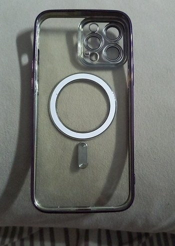 Apple iPhone 14 Pro Kılıf Kamera Korumalı Magsafe SertPCZore MOR - Görsel 3