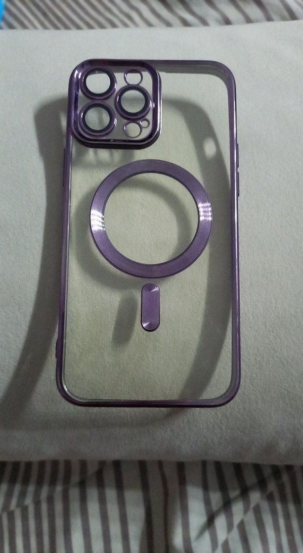 Apple iPhone 14 Pro Kılıf Kamera Korumalı Magsafe SertPCZore MOR - Görsel 2