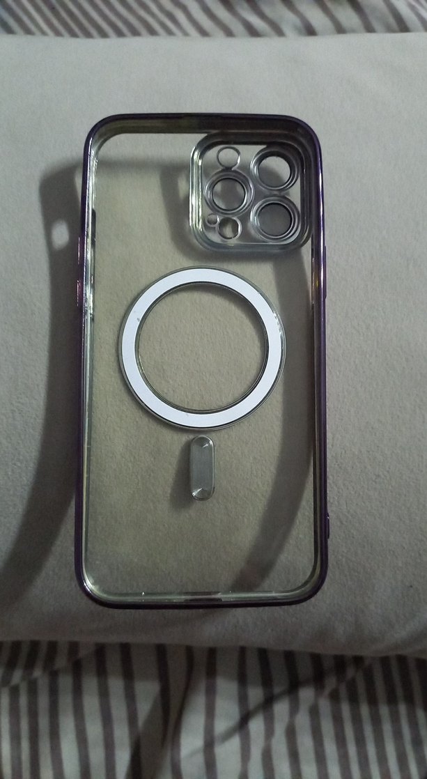 Apple iPhone 14 Pro Kılıf Kamera Korumalı Magsafe SertPCZore MOR - Görsel 3