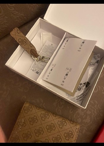 Kahverengi Desenli Deri Kadın Cüzdanı pazarlık var - Görsel 2