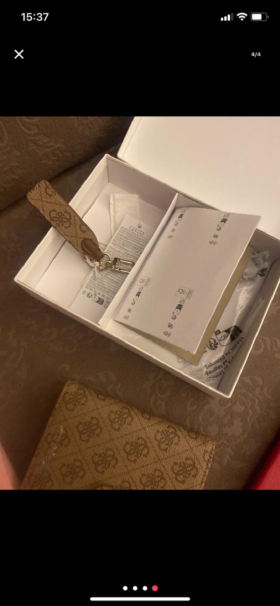 Kahverengi Desenli Deri Kadın Cüzdanı pazarlık var - Görsel 2