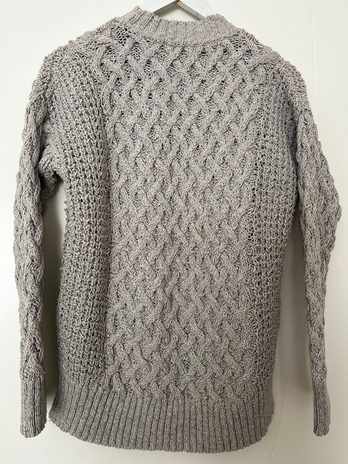 Mudo Gri Örgü Kadın Kazak - Görsel 4