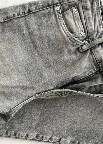 Mavi Gri Kadın Denim Kot Pantolon - Görsel 3