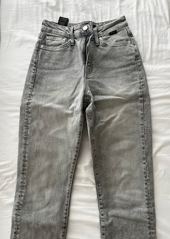 Mavi Gri Kadın Denim Kot Pantolon - Görsel 4