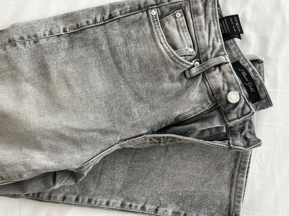 Mavi Gri Kadın Denim Kot Pantolon - Görsel 3