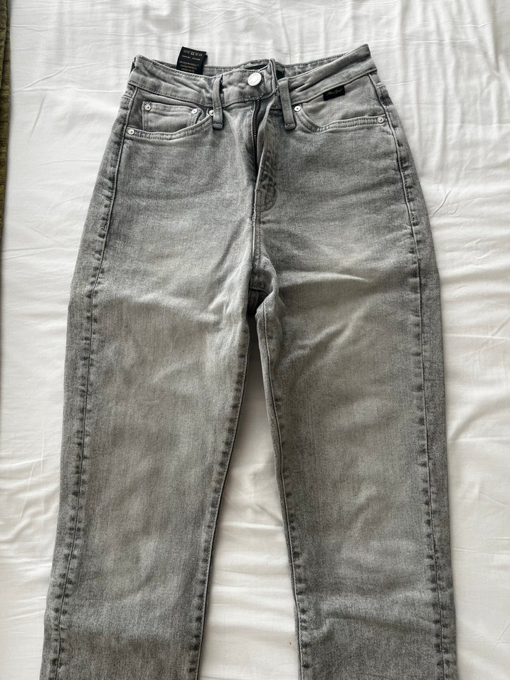 Mavi Gri Kadın Denim Kot Pantolon - Görsel 4