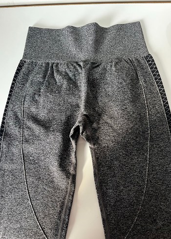 Gri Spor Kadın Tayt - Görsel 3