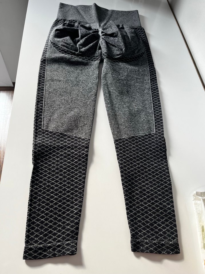 Gri Spor Kadın Tayt - Görsel 5