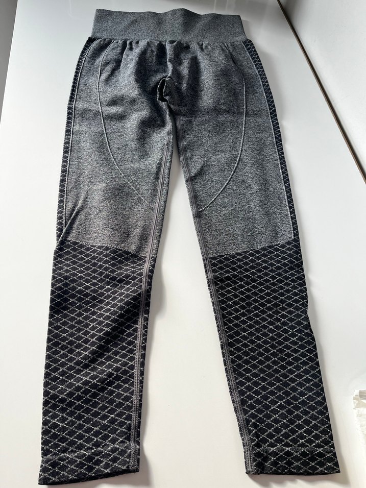 Gri Spor Kadın Tayt - Görsel 4