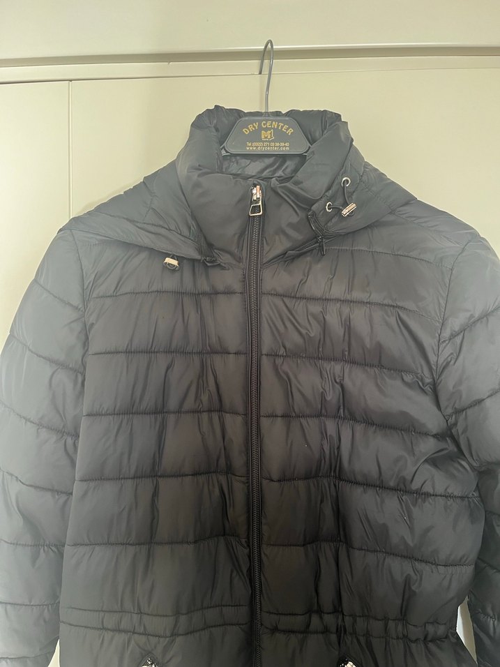 Zara Siyah Fermuarlı Kadın Mont - Görsel 2