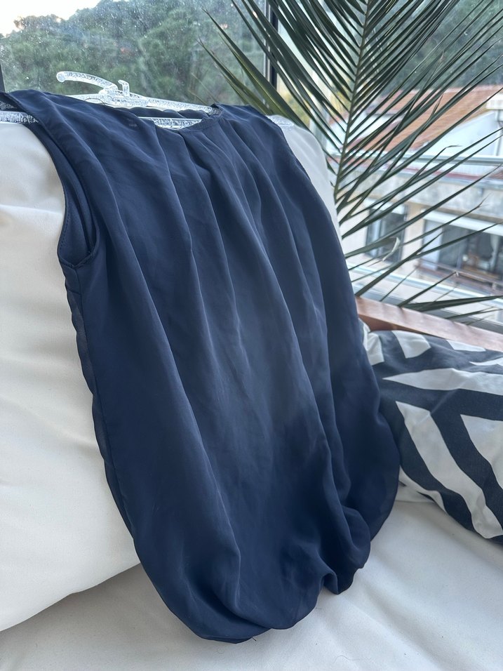 Lacivert bluz - Görsel 4